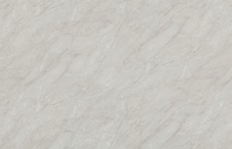 Plastic laminate countertop in a pale green-grey marble pattern with soft veining