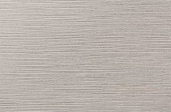 Vinyl wallcovering in a warm grey with a fine horizontal linen weave